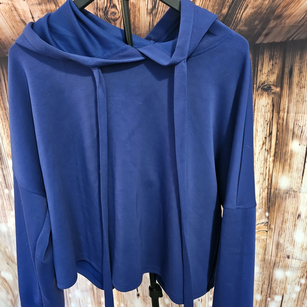 Elegant Royal Blue Women's Hoodie